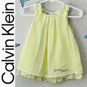 ⭐️Calvin Klein Light Yellow Baby Dress